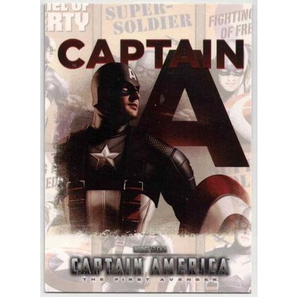 CAPTAIN AMERICA ' The First Avenger ' POSTER card # P- 10 ( 2011)