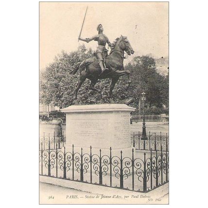 75 - Paris - STATUE DE JEANNE D'ARC