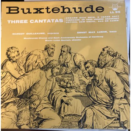 Buxtehude Three Cantatas LP