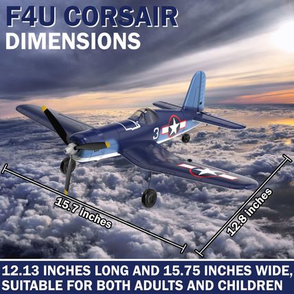 LEAMBE 4 Channel RC Plane - Ready to Fly Aerobatic Aircraft, Easy Control for Be