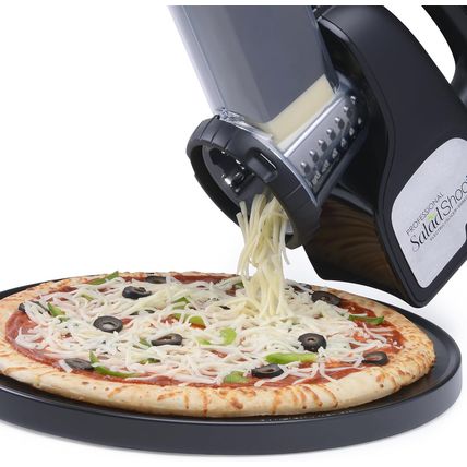 Presto 02970 Professional Saladshooter Electric Slicer/Shredder, Black,1 Count
