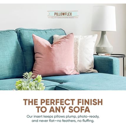 Pillowflex Synthetic down Alternative Pillow Inserts for Shams - Comfy Pillows f