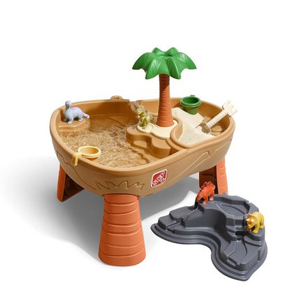 Step2 Dino Dig Sand and Watertable, Kids Activity Sensory Playset, Summer Outdoo