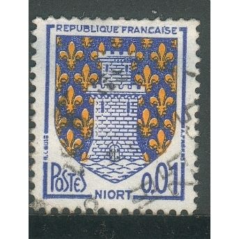 France 1960 - SG1498a - 3c "Niort" Arms - used