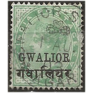 Gwailor (ICS) 1901 SG40 1/2a Pale Yellow-Green Good/Fine Used . ..
