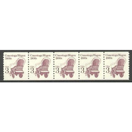 2252 3c Conestoga Wagon Fine MNH Dry Gum PNC 1/5 P0963