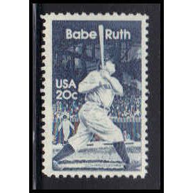 2046 20c Babe Ruth Fine MNH Dry Gum RA2465