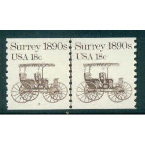 1907 18c Surrey Fine MNH Dry Gum CNP Left 2 A02166