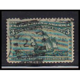 Used 232 3c Flagship of Columbus Fine K1279