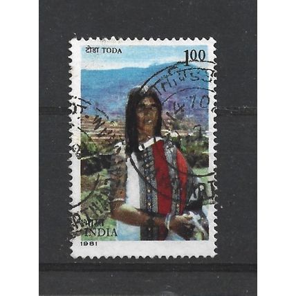 India.SG1006 1r Toda Tribe.Fine Used.June23