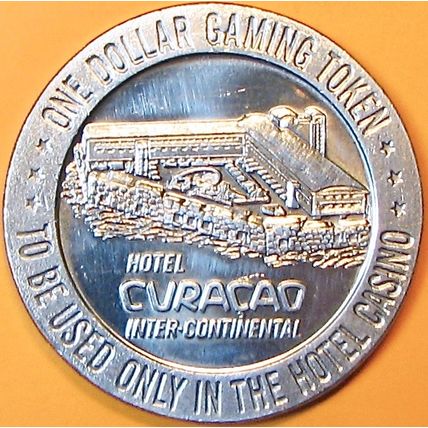 Intercontinental. $1 Casino Token. Curacao, N.A. P79.