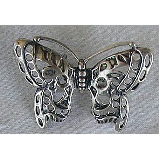 Butterfly silver miniature