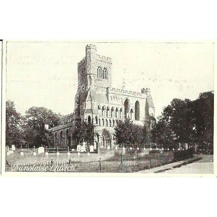 Bedfordshire DUNSTABLE Church Postcard (Christian Novels)