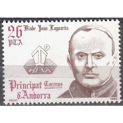 Andorra Español 1983 Michel 172 Neuf ** Cote (2008) 1.00 € Evêque Joan Laguarda