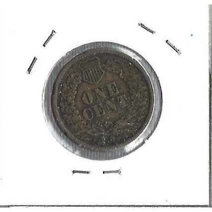 1860 US Indian Head Cent F