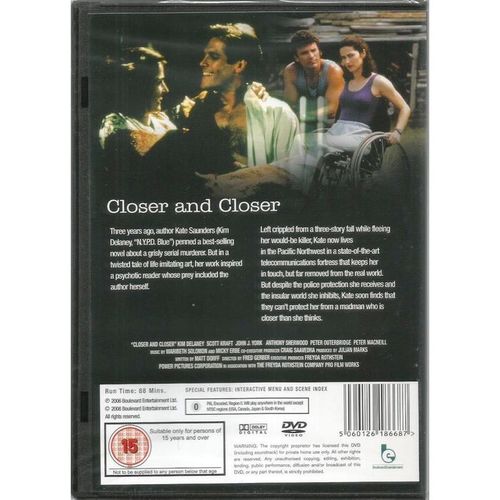 Closer and Closer Starring Kim Delaney DVD - New & Sealed