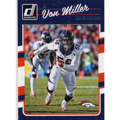 2016 Donruss Football 89 Von Miller Denver Broncos