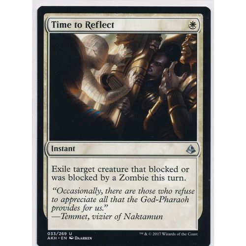 Magic the Gathering MTG Amonkhet 33/269 Time to Reflect