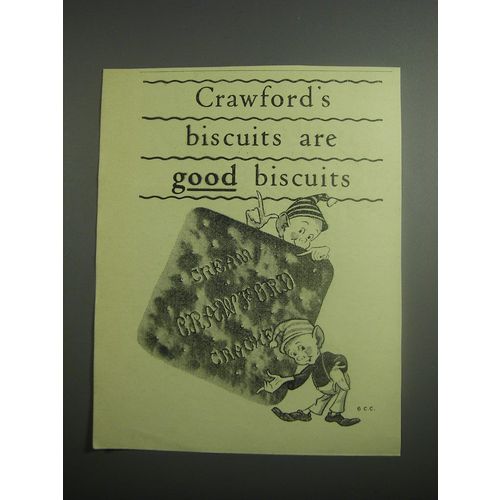 1948 Crawford's Biscuits Ad - are good biscuits
