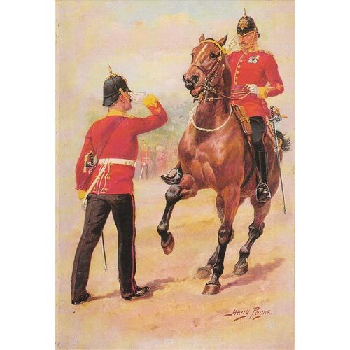 The Hampshire Regiment Uniform Postcard (U12099) Harry Payne Repro