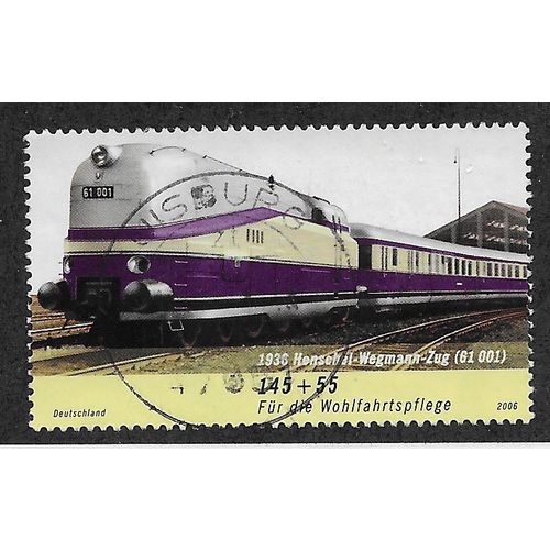 GER 2006 €1.45 + 55 ' TRAINS' FINE USED (EBID60-315)