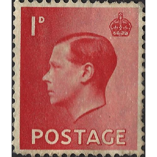 GB, King Edward VIII definitive, red 1936, 1d, #3