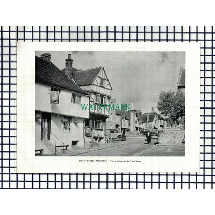 South Street Midhurst Sussex - 1953 Cutting / Print