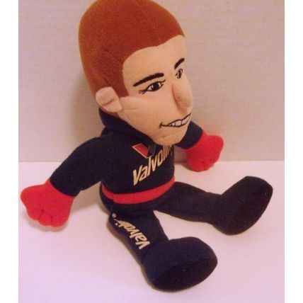 1996 Mark Martin Ford Thunderbird #6 Valvoline Beanie Doll 10"
