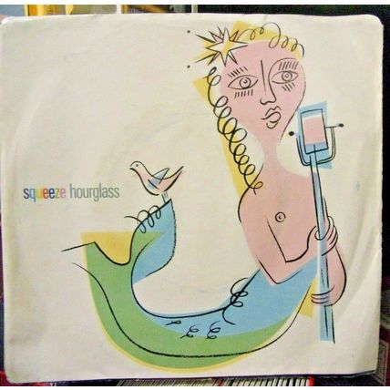 Squeeze-Hourglass / Wedding Bells-45rpm-1987-EX w/Picture Sleeve