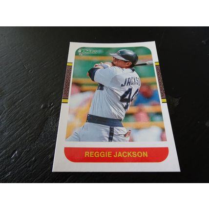 2021 Donruss Card # 233 Reggie Jackson Retro 1987 NM (7) California Angels