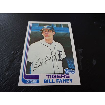 1982 Topps Card # 286 Bill Fahey Excellent-Mint (6) Detroit Tigers