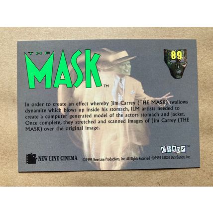 The Mask Base trading Card # 89 (A) 1994 Cardz Dark Horse