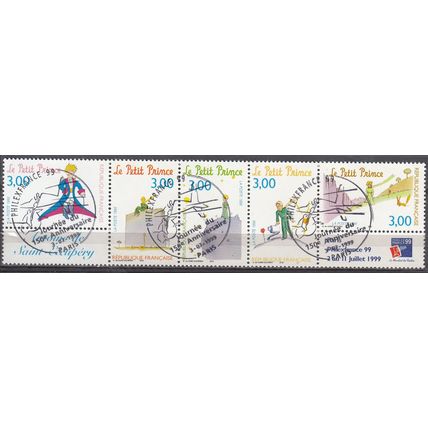 France 1998 Michel 3316 - 3320 O Cote (2008) 7.00 € Le Petit Prince Cachet rond