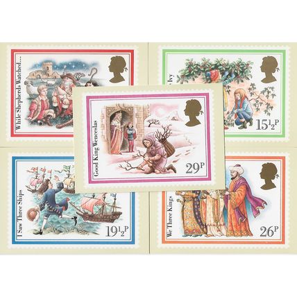 GB 1982 November PHQ M set of 5 Christmas