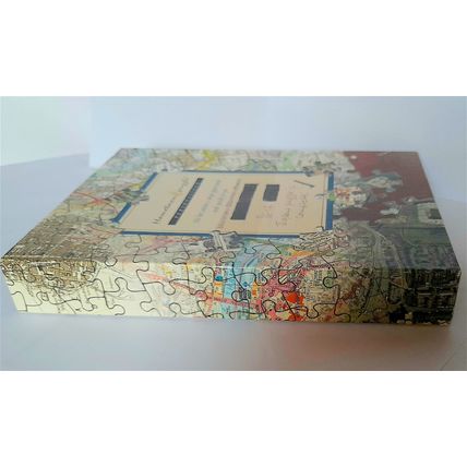 HOMETOWN MAP PUZZLE of BROMLEY, GREENWICH, LEWISHAM 255 pcs - 27 x 25 cm VG