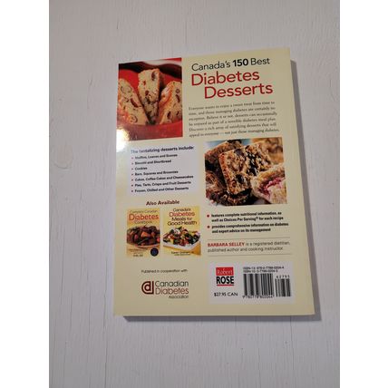 150 best diabetes desserts Canada`s cookbook paperback
