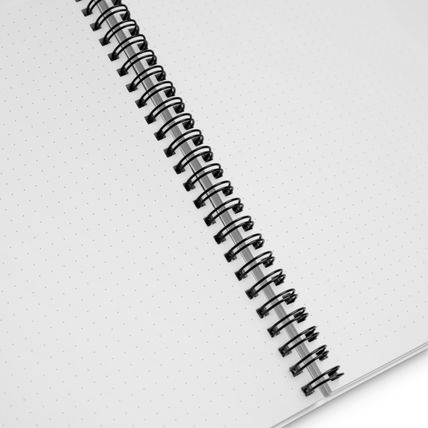 Human and Dragon Eye Fusion Spiral Notebook