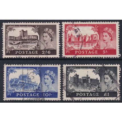 GB 1955 SG 536-9 Used (D-717 (1))