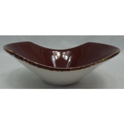 Steelite International Freestyle Bowl White Brown Speckles 6 3/4”x5 1/8”x2 1/2”