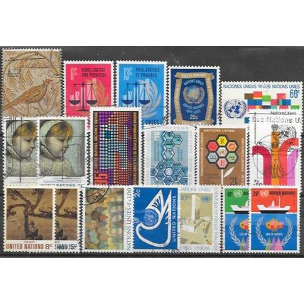 NATIONS UNIES ( New York ) N° 196 206 207 205 216 217 218 219 224 221 225 226 ..