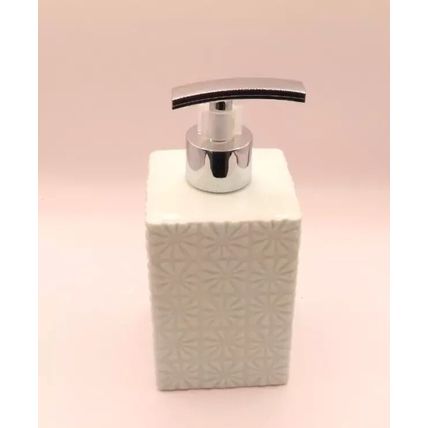Pale Blue Floral Pattern Soap Dispenser 16.5 CM Gift Home Decor Hygiene