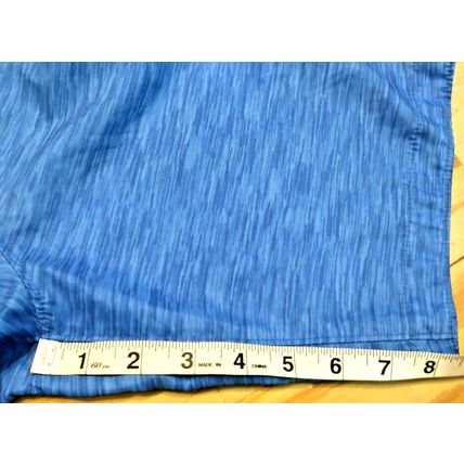 Hollister Mens Blue Board Skater Drawstring Shorts Size XSmall Back Pocket