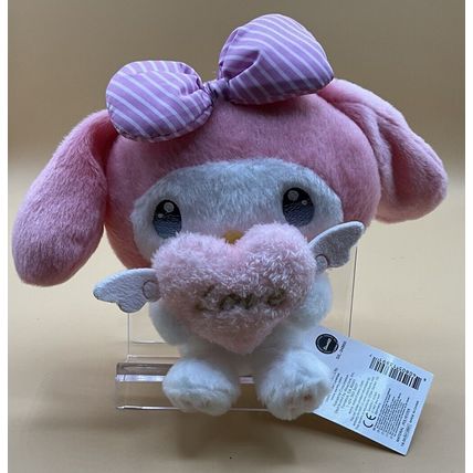 A Rare NWT Sanrio 2021 MY MELODY PLUSH DOLL PASTEL CUPID Love Stuffed Plush