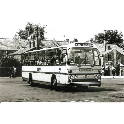 Black & White Photograph of Yelloway Motor Services Ltd. of Rochdale - WDK 649K