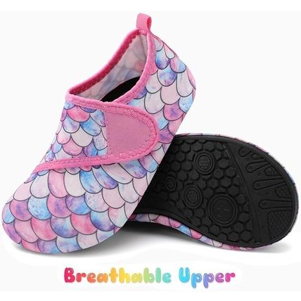 JIASUQI Toddler Water Shoes Boys Girls Quick Dry Beach Shoes Barefoot Swim Aqua