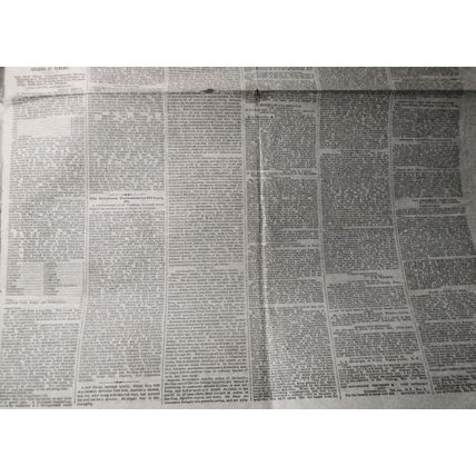 Civil War] The World, New York, March 15, 1865. Original complete issue