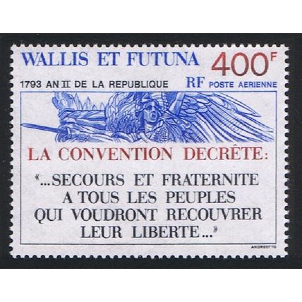 Wallis and Futuna First French Republic Second Year 1993 MNH SG#634 Sc#C174