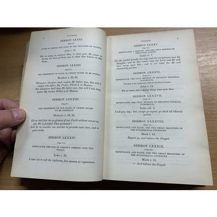 RARE* 1844 "THEOLOGICAL WORKS OF WILLIAM BEVERIDGE" VOL 4 ANTIQUE BOOK (P5)