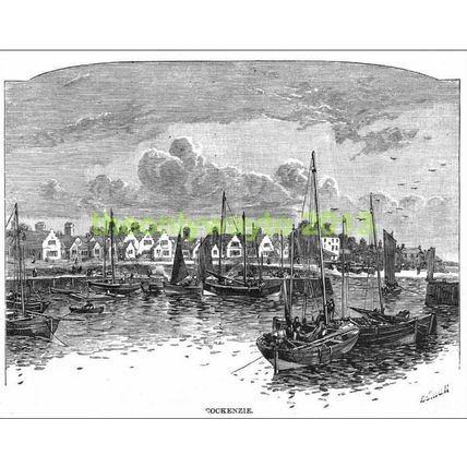 Cockenzie, Scotland,1886, MODERN REPRODUCTION