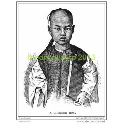 Chinese Boy, 1886, MODERN REPRODUCTION